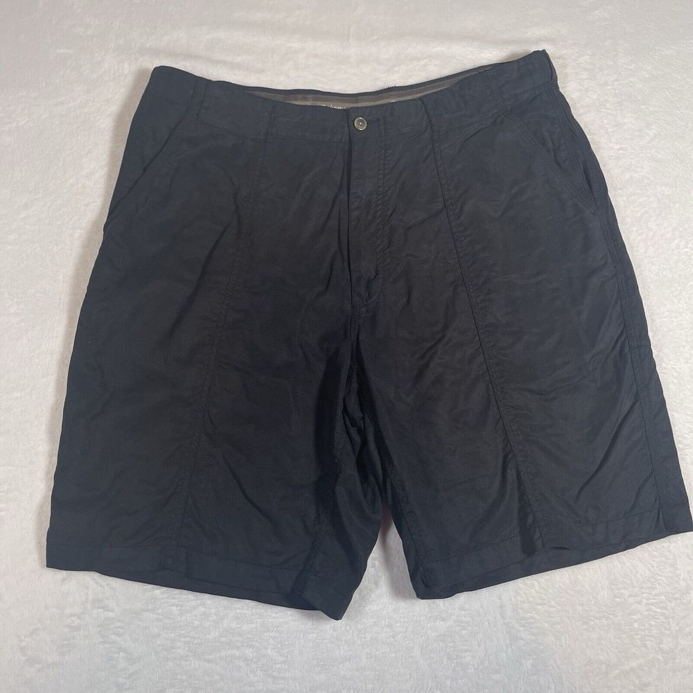 Tommy Bahama Mens RipStop‎ Lyocell/Cotton Shorts Black Size 38W 8.5'' Inseam